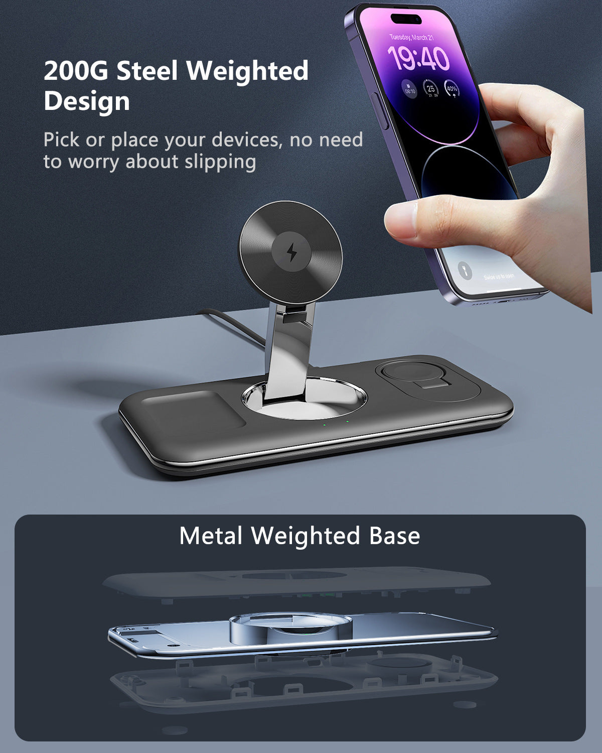 Folding Magnetic Wireless Charger